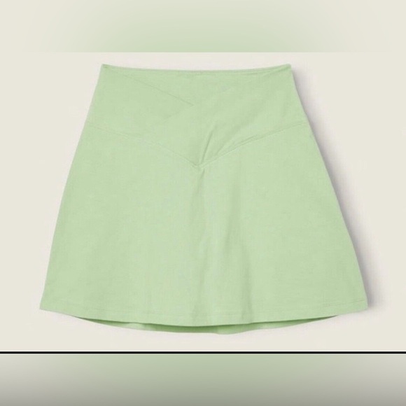 Victoria's Secret Pink High Waist V Crossover Flowy Skort In Green Size Medium - Picture 1 of 8